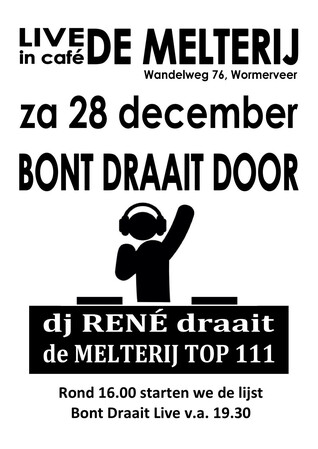 Bont Draait Melterij Top 111  