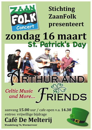 Arthur & Friends zondag 16 maart